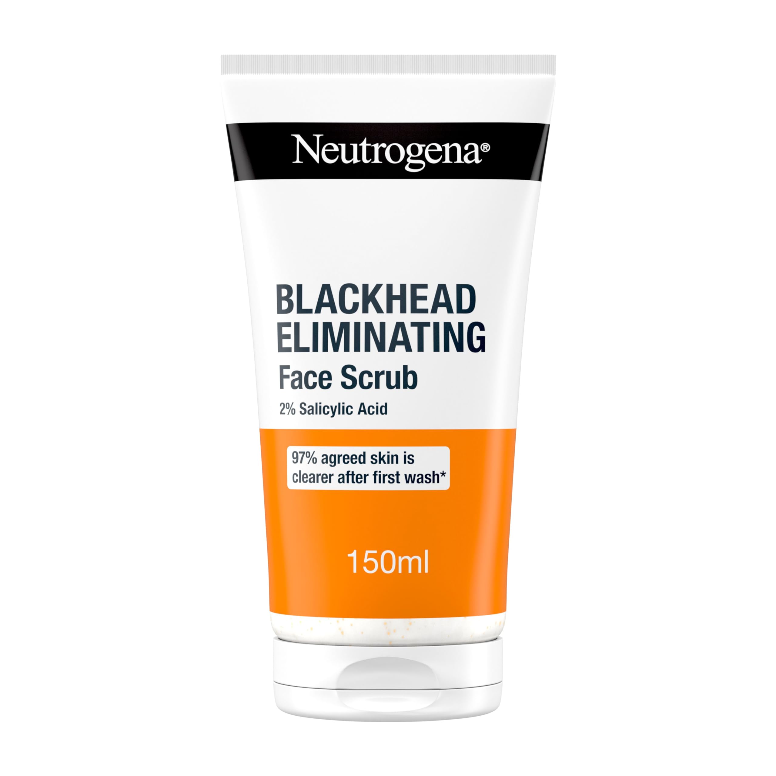 Neutrogena Blackhead Eliminating Face Scrub (1x 150ml), Gentle Face Care with 2% Salicylic Acid, Oil-Free Exfoliator to Help Reduce Blackheads from Day 1, Suitable for Blackhead-Prone Skin โ image 1