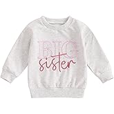 CHAUKAREAUL Sibling Matching Outfits Big Brother/Sister Pullover Long Sleeve Sweatshirt Little Brother/Sister Romper