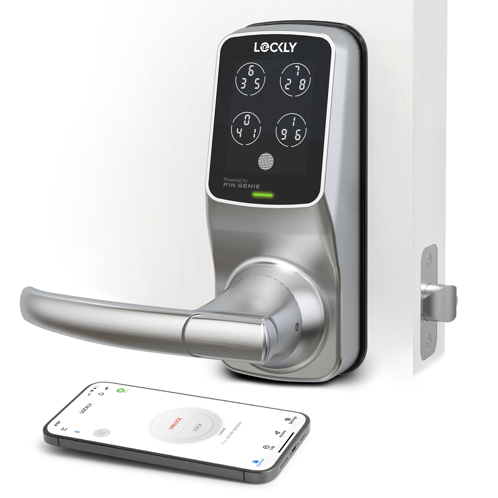 Lockly Smart Lock Model 6S, Bluetooth Smart Door