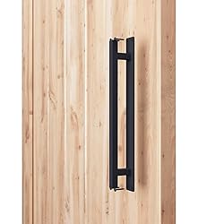 SMARTSTANDARD 12” Rustic Barn Door Handle for