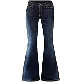 EVEDESIGN 70s Outfits Bell Bottom Pants for Men,Mens Bell Bottom Jeans Flared Jeans