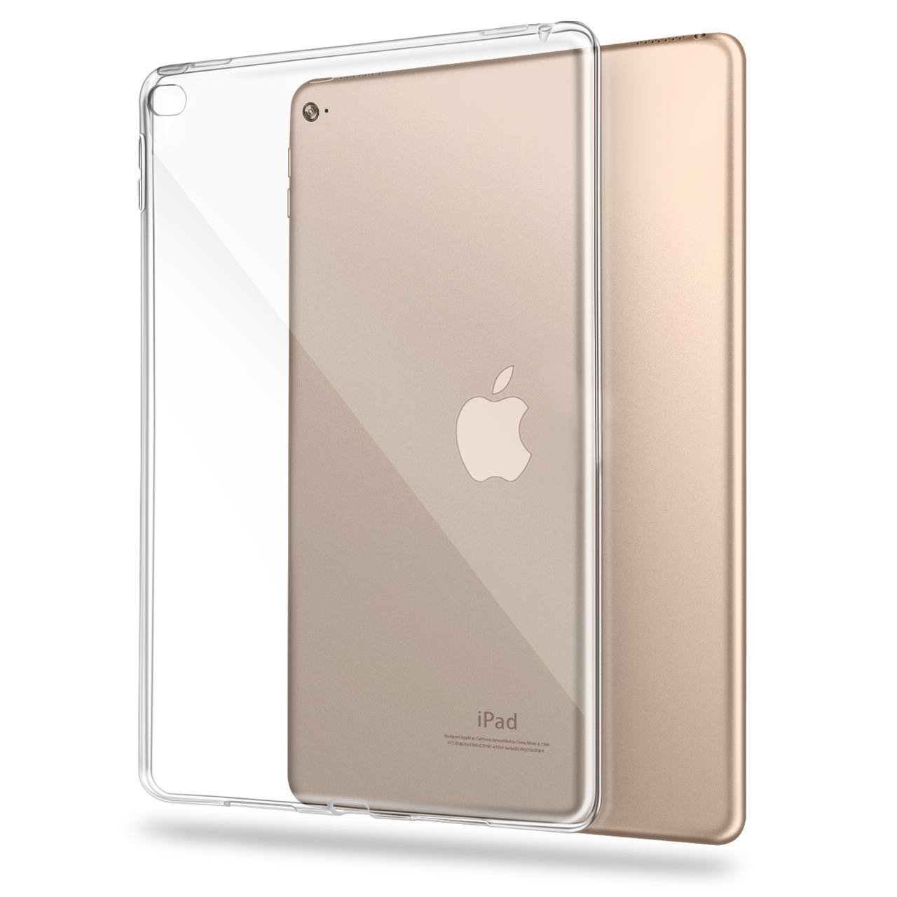 Asgens iPad Air 2 2014 9.7'' Case, Transparent Slim Silicone Soft TPU Tablet Computer Case Shock Absorption for iPad Model A1566 A1567 — image 1