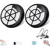 2-Pack NEN110A Vacuum Filter Replacement for Eureka Whirlwind Bagless Canister Vacuum Cleaner - Compatible with NEN110A/NEN110B/NEN110D Models, Includes Inlet Frame & Sponge Filter (Part #NEN0101)