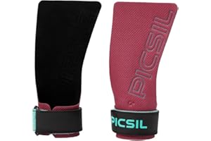 PICSIL Azor Grips, Workout Grips with Increased Magnesium Retention, Light and Resistant Unisex Hand Grips for Weightlifting and Gymnastics, Blocks Rips and Blisters
