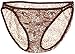 Vanity Fair Women's Illumination String Bikini Panty 18108, All Over Lace Black, X-Large/8