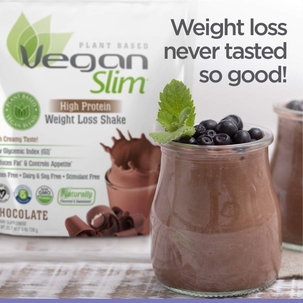 Naturade Veganslim Plant Based Vegan High Protein Weight Loss Shake Chocolate 257 Oz #vegan #weight #loss #shakes