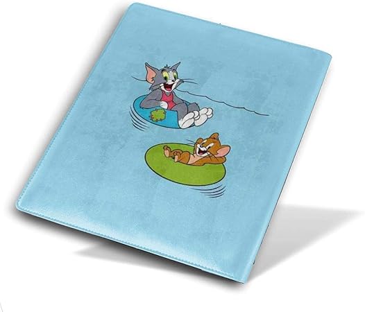 Amazon かわいいトムとジェリーブックカバー ほとんどのハードカバー教科書に対応 最大9 X 11インチ 洗濯可能 再利用可能 ブックカバー 文房具 オフィス用品