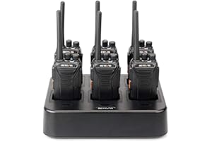 Retevis RT27 Walkie Talkies Long Range for Adults, Rechargeable 2 Way Radios 22 Channel VOX Rugged Two Way Radio(6 Pack) with