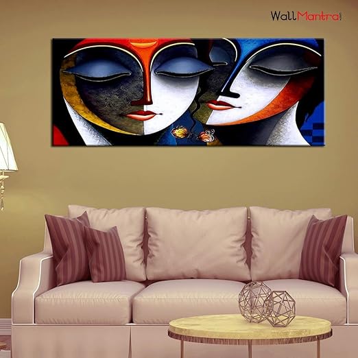 Wall Mantra Lona Arte De La Pared De La Lona De La Pintura De La Decoracion Casera Estirada Arte De La Pared De La Lona Para La Sala De Estar Solo Lienzo