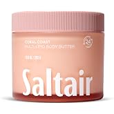 Saltair Multi-Lipid Body Butter | Coral Coast Ceramide Moisture | 10 oz | Creamy texture with conditioning ingredients for lasting hydration and a soft comfortable finish