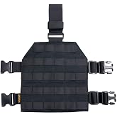 EXCELLENT ELITE SPANKER Tactical MOLLE Drop Leg Platform | Universal Drop Leg Panel with Adjustable Belt &amp; Thigh Straps