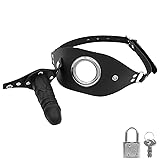 ReptiLeisure Penis Mouth Gag, Detachable Dildo Gag
