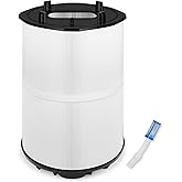 SDEAUP 27002-0150S Pool Filter Replacement, Compatible with Sta-Rite System 2 Model PLM150 Modular Media Pool and Spa D.E. Cartridge Filter, with 24800-0121 Air Bleed Assembly, 150 sq. ft, Polyester