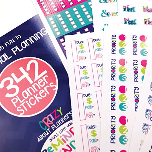 image for Denise Albright Planner Stickers Variety Set (Qty 342) with Checklists