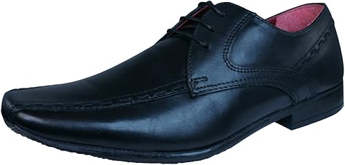 red tape slip on formal shoes