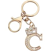 ChunlongFour Initial Letter Keychain for Women Girl Bag Charm Butterfly Tassel Keychain for Wallet Car Key Backpack Handbag