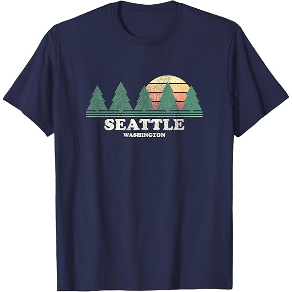 Amazon.com: Maine ME T-Shirt Vintage Graphic Tee Retro 70s Design