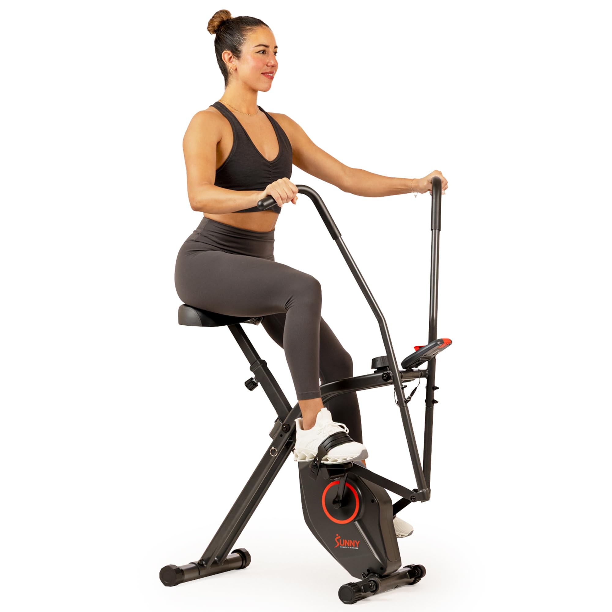 Sunny Health & Fitness Smart Total-Body X-Bike with Arm Exercisers
