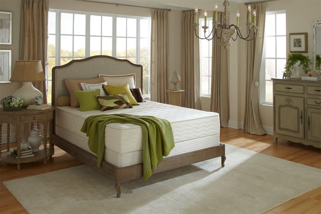 PlushBeds 6" Medium Natural Bliss Latex Mattress, King