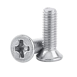 100Pcs/Bag M3 Machine Screws,9Types M3 Flat Head