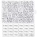 Quefe 1500pcs Letter Beads, 4 x 7mm Sorted Alphabet Beads Kit White Acrylic Vowel Letter Beads for Jewelry Making Bracelets Necklaces and Key Chains