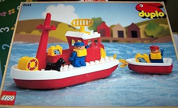 Lego Duplo 2643 Fishing Boat And Dinghy Amazoncouk Toys