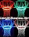 Light Up Action Basketball Net Basketball Goal Lighting System Multi-Colored with Wireless Remote