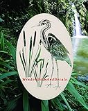 Oval Egret & Cattails Right Etched Window Decal Vinyl Glass Cling -21