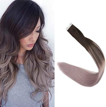 Full Shine Balayage Cheveux Blond 18 Pouces 20 Pcs 50 Grammes
