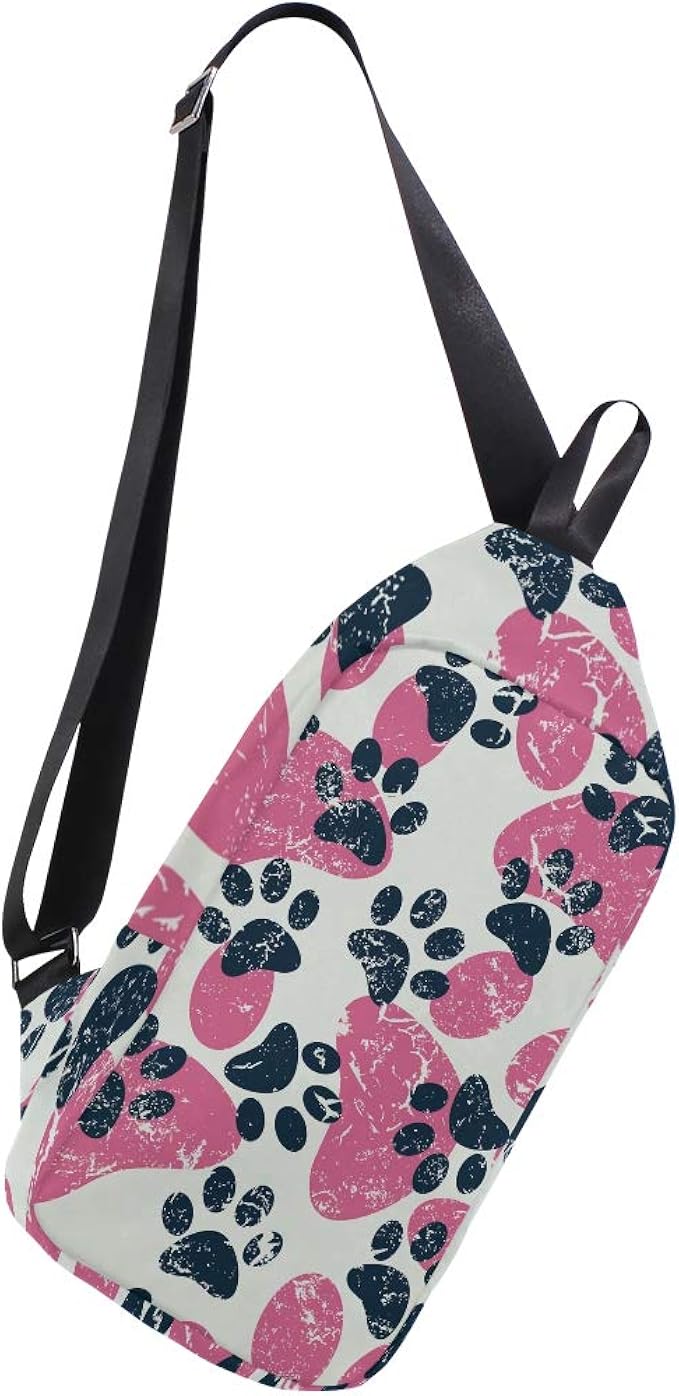 black pink sling bag
