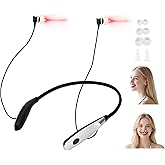 Besilo Upgraded 2-in-1 Red Light Therapy for Nose & Ear, Portable Lightweight Neck-Worn Device for Ear and Nose Relief, Auto-Timer, Rechargeable