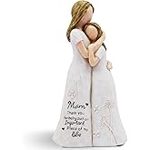 BORLESTA Mothers Day Birthday Gifts for Mom - Mom Birthday Gifts, Mother of The Bride Gift, Moms Gift from Daughters, Mothers Daughter 5.7" Figurines Statue