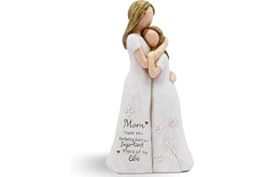 BORLESTA Mothers Day Birthday Gifts for Mom - Mom Birthday Gifts, Mother of The Bride Gifts, Moms Gifts from Daughters, Mother in Law Gifts, Mothers Daughter 5.7" Figurines Statue