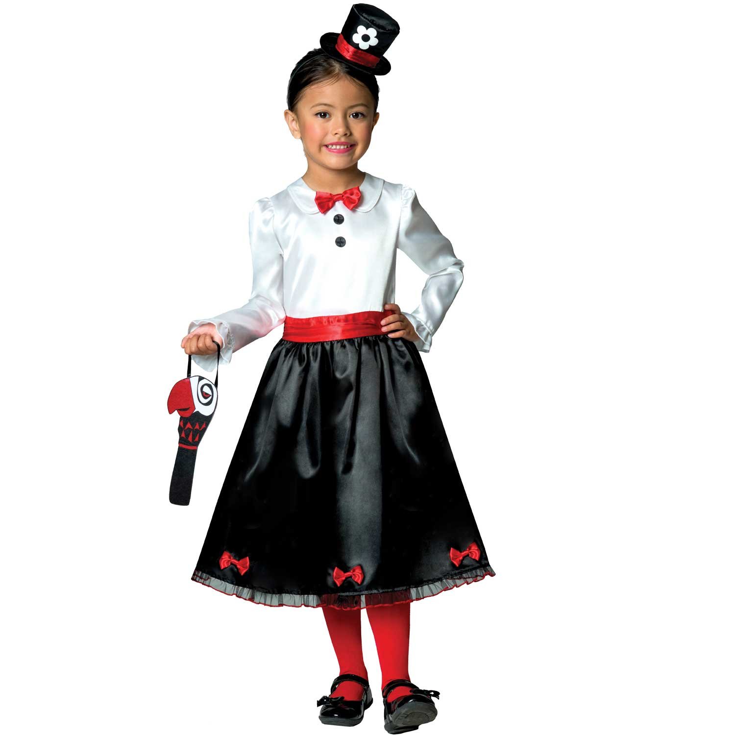 (Fix 0/1) (9000650) Child Girls NEW Victorian Nanny Costume (5-6yr)