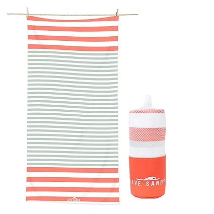 Live Sandy Microfiber Beach Towel Oversized Beach Towel Quick Dry Travel Beach Towel Oversized Microfibre Pool Towels Beach Accessories Sand