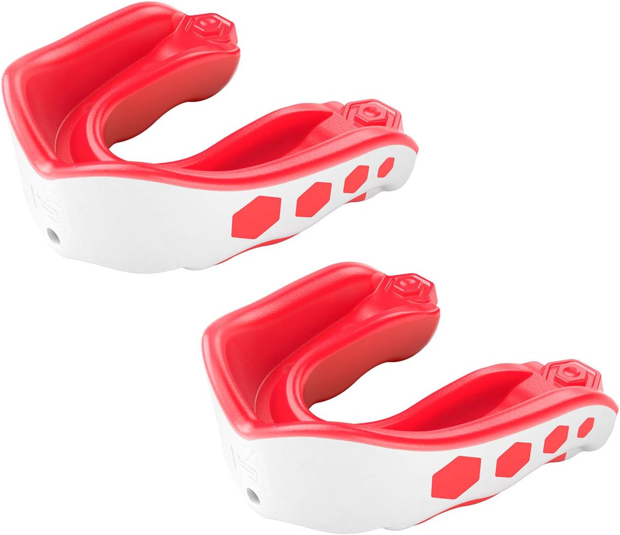 Shock Doctor Mouthguard Pack of 2 - Gel Max Mouth Guards for Adults. Football, Lacrosse, Basketball, Boxing, Fighting Sports - Comes with Helmet Strap : Sports & Outdoors