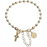 Alex and Ani Cross Ball Chain Bracelet