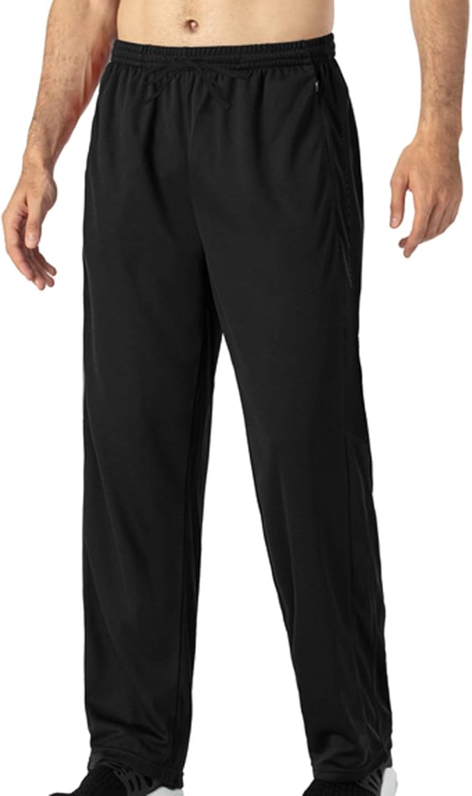 ILHF Men's Jogger Sweatpants Breathable Running Gym Athletic Mesh Pants