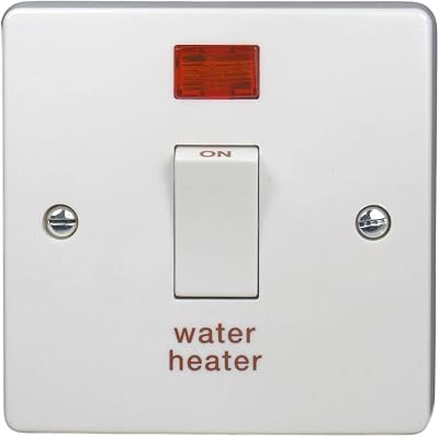 Crabtree 4015/31 Water Heater Switch 20 Amp Double Pole