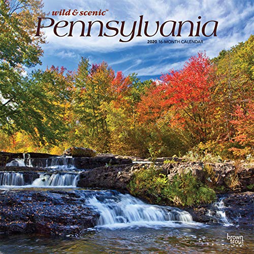 Pennsylvania Wild & Scenic 2020 12 x 12 Inch Monthly Square Wall Calendar, USA United States of America Northeast State Nature (English, French and Spanish Edition) by BrownTrout Publishers Inc.