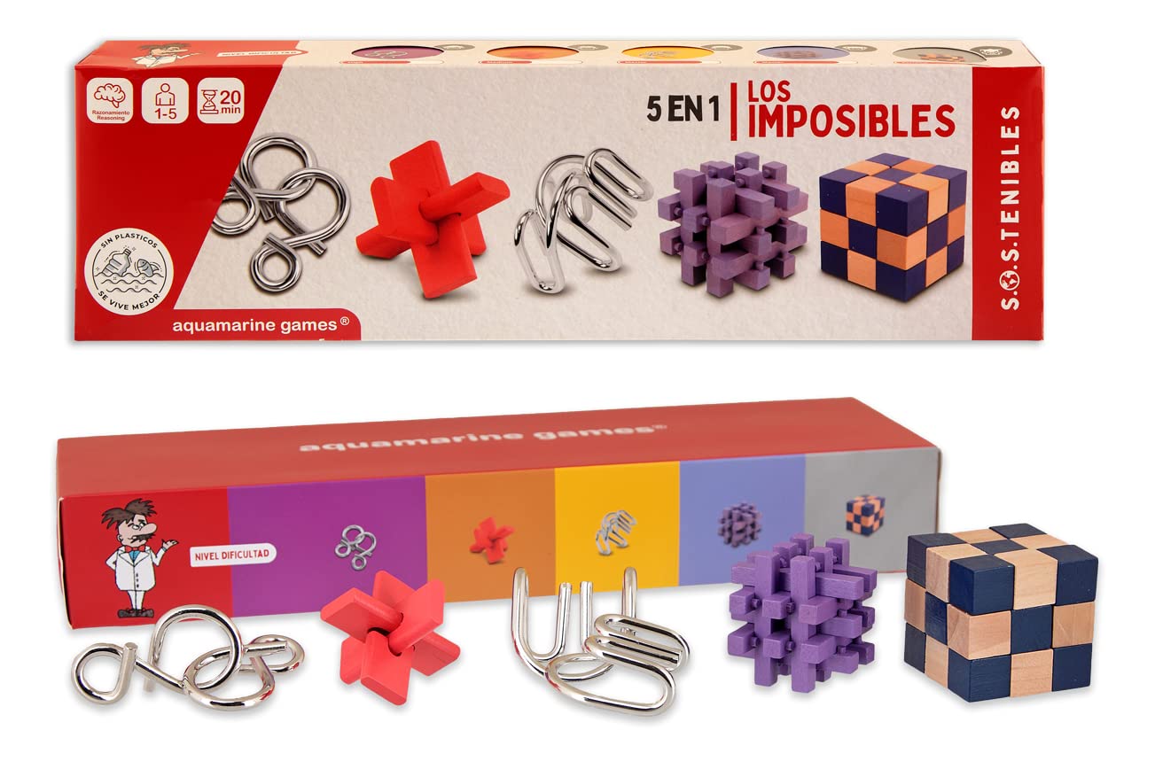 Aquamarine Games FSC 100% The Impossible 5-in-1 NC-COC-059290, Multi-Colour, NO-Value (COMPUDID SL CP061)