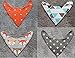 SALE Top Rated Baby Bandana Drooling Bibs! 4-pack, 100% Cotton/Polyester Blend - Adjustable for Infants / Baby / Babies / Toddlers of all ages! Perfect for Gifts of Teething/Drool Babies!