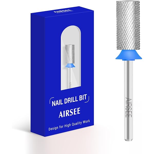 Framendino Nagelbohrer-Bithalter Aus Metall – Aufbewahrungsbox Für Maniküre-Köpfe, 7,6x7,6x5,8 Cm, Silber