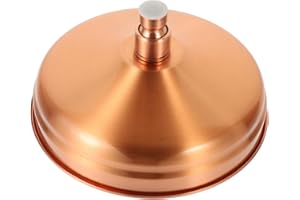 FUTUREORYY Antique Copper Shower Head Rainfall Sprinkler Easy Install Retro Bathroom Showerhead for Home with