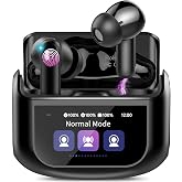 Thunelec Wireless Earbuds, Bluetooth 5.4 Headphones with Multifunctional Touch