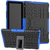 for Huawei MediaPad T5 10 Case-ROISKIN Hard PC and Soft TPU Dual Layer Back Cover Shockproof Impact Resistance Armor Defender Case for MediaPad T5 10 Inch Tablet