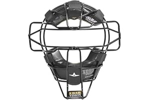 All-Star FM25 LMX Hollow Steel Traditional Baseball Catcher's Mask - Superior Protection and Classic Design