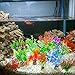 COMSUN 10 Pack Artificial Aquarium Plants, Small Size 4 to 4.5 inch Approximate Height Fish Tank Decorations Home Décor Plastic