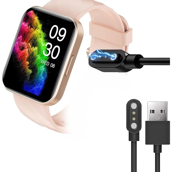 Caricatore Magnetico Con Cavo 1m Per Smartwatch Taopon ZL54 1.83'', Ricarica Rapida, Compatibile Solo Con Modello ZL54