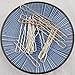YUNAI 6cm Blonde Waved Hair Pins with Box, 100Pcs Bobby Pins, U Shape Hair Clips, Hair Crips for Women and Girls and Hairdressing